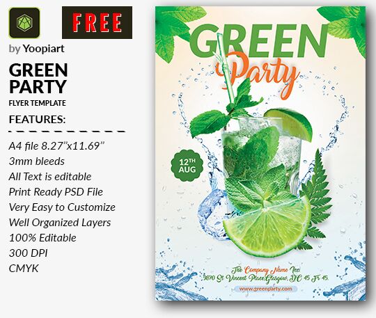 Fresh Summer Flyer PSD