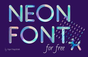 Neon Typeface