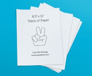 Paper Stack PSD Mockup