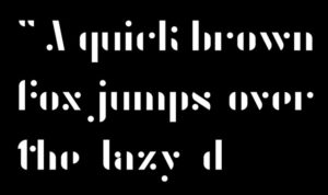 Agent Display Font