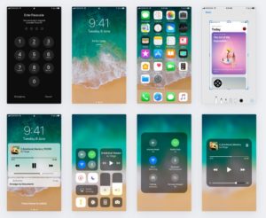 Apple iOS11 GUI Kit