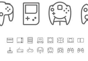 Game Control Console Icons Pack