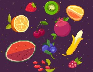 Berry & Fruit Vector Icons