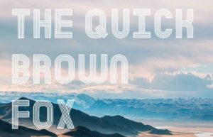 DUBLINE Typeface