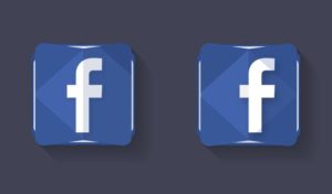 Creative Facebook Logo Icon PSD