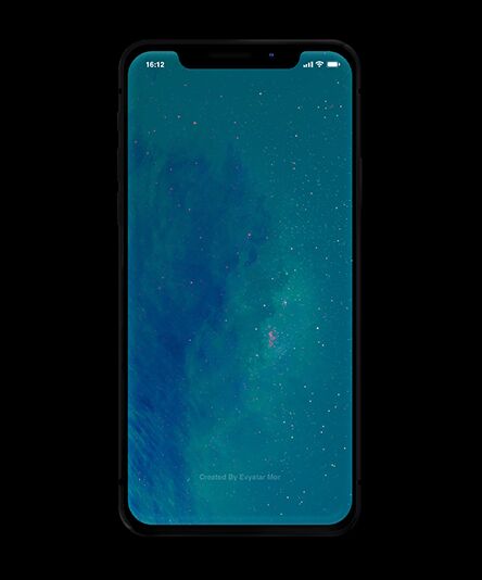 Minimal Standing iPhone X PSD Mock-up