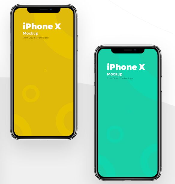 Brand NEW iPhone X PSD Mockup