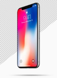 2 Realistic iPhone X Mock-ups PSD