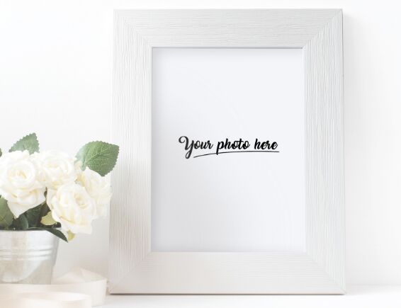 Vintage Photo Frame PSD Mockup