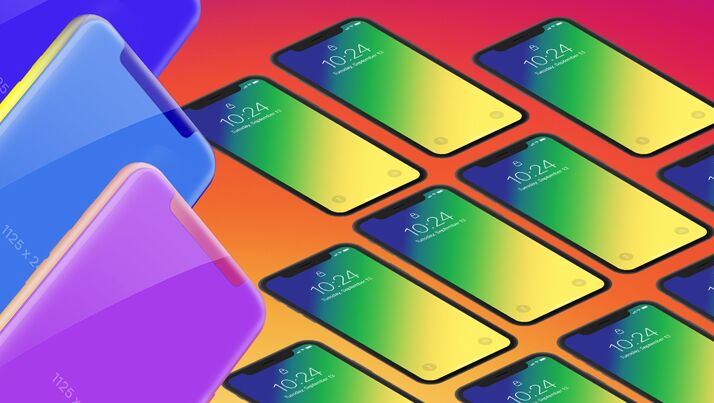 Elegant iPhone X Mockup Pack PSD