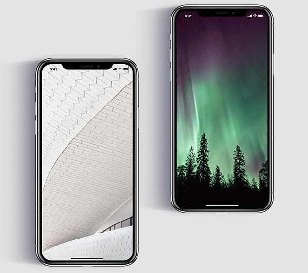 Photorealistic iPhone X PSD Template