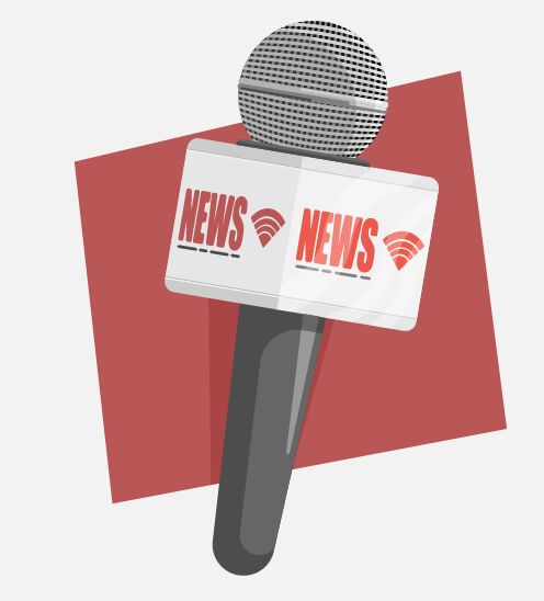 Broadcast Microphone Vector Illustration
