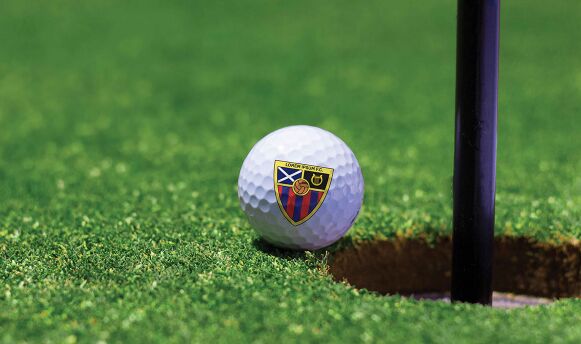 Realistic Golf Ball PSD Mockup