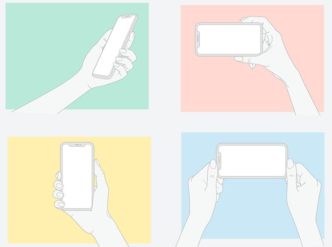 Download Free Flat iPhone X In Hand Vector Mockups - Free Vector Misc ...