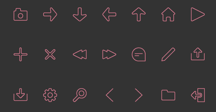 Download Free 21 Simple UI/UX Icons Vector - Free Vector Icons