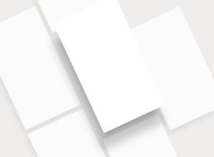 Minimal Blank Mobile App Mockup