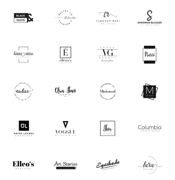 20 Retro Insignia & Logo Templates Vector