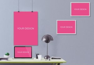Minimal Workspace PSD Mockup