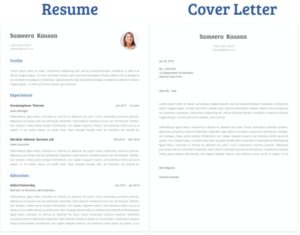 Minimal Clean Resume Cover Letter Template