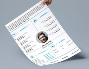 Clean Personal Resume CV Template