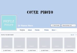 Facebook Profile Cover Mockups PSD