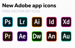 10 Brand New Adobe CC App Icons (SVG)