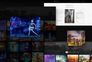 Plum Personal Website Template PSD