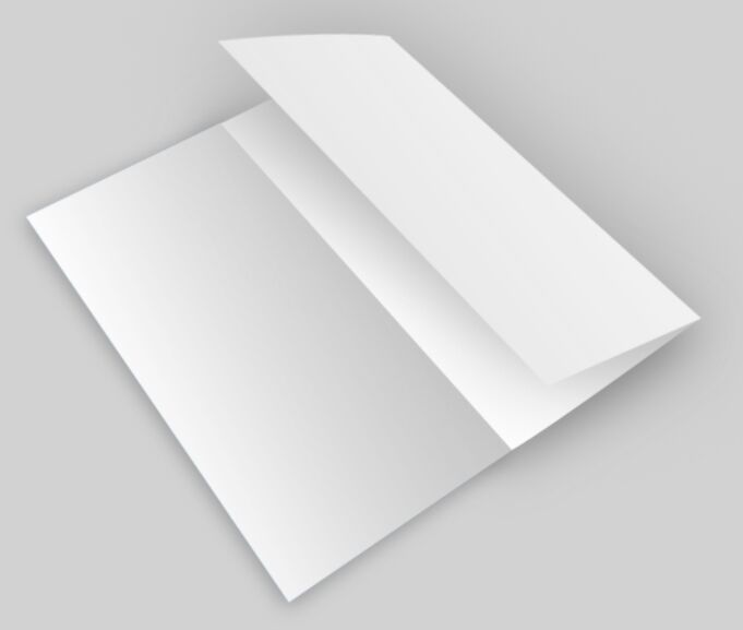 Blank Tri-fold Mockup PSD