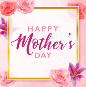 Mother's Day Greeting Card Template Vector