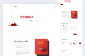 Next An Agency Landing Page PSD Template