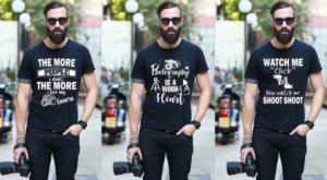 Photography T-Shirt PSD Mockup