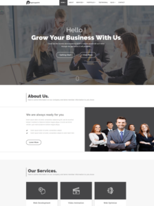 AGENCYPOINT Agency Landing Page Template PSD