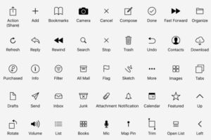 500+ Native iOS Icons Vector