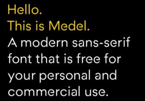 Medel Modern Font