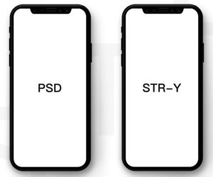 Minimal Blank iPhone X PSD Mockup