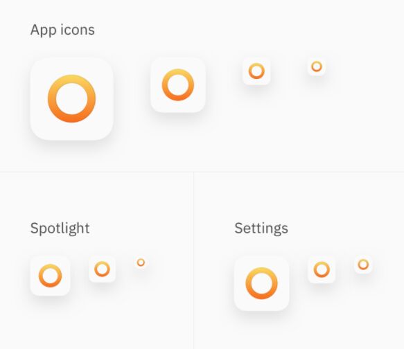 iOS App Icon Template Sketch