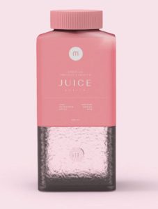Orignal Organic Formula Juice Bottle PSD Mockup