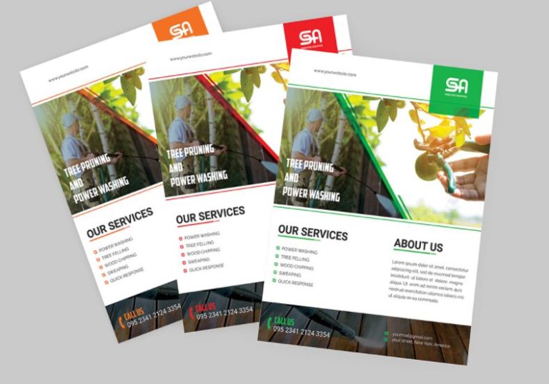 Customizable Corporate Flyer PSD Template