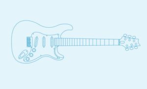 Paul Reed Smith Silver Sky Electric Guitar Vector-min