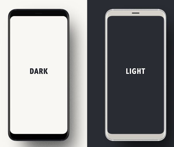 Dark Light Samsung Galaxy S9 PSD Mockup-min