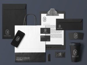 Black Identity & Stationary Mockup PSD-min
