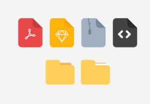 Minimal File & Folder Icons For Sketch-min