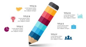 Pencil Vector Infographic Template-min