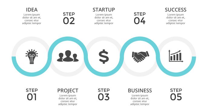 Circles Infographi Template For Photoshop-min