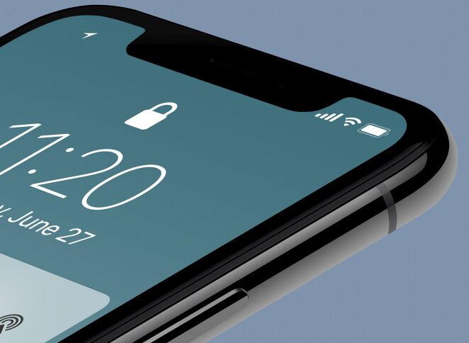 Smooth High Resolution iPhone X Mockup-min