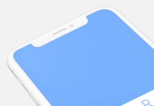 iPhone X-Clay White Perspective Mockup PSD-min