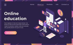 Online Education Landing Page Template PSD-min