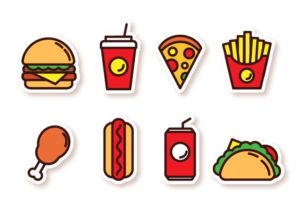 8 Fast Food SVG Icons-min