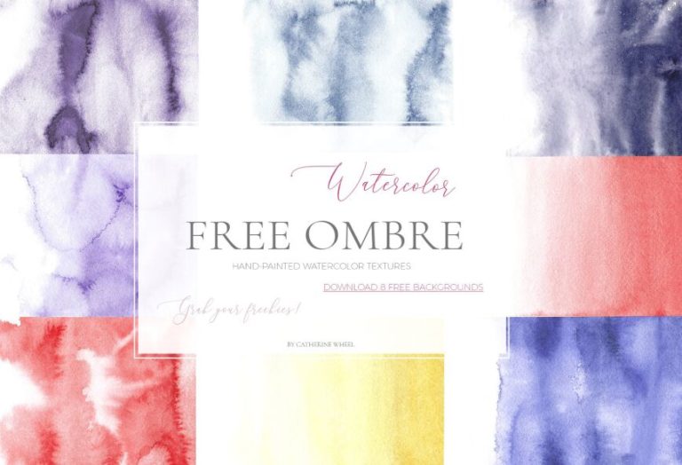 Hand Painted Watercolor Textures-min