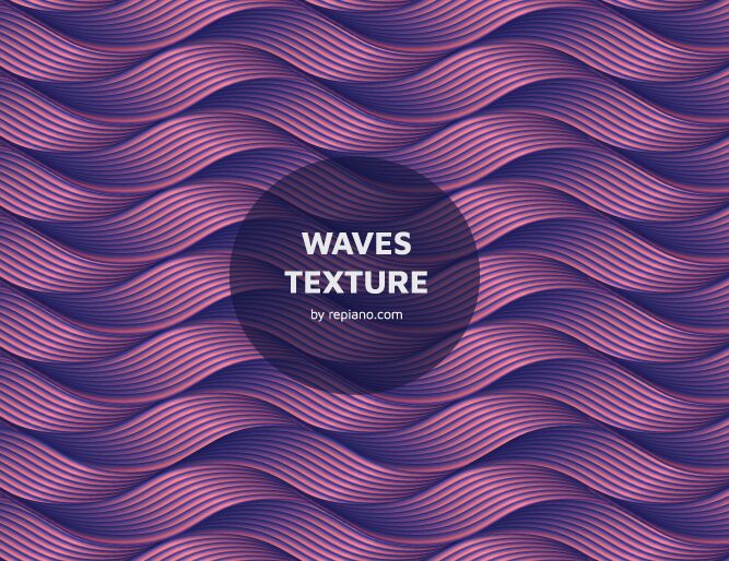 Vintage Waves Texture For Illustrator-min
